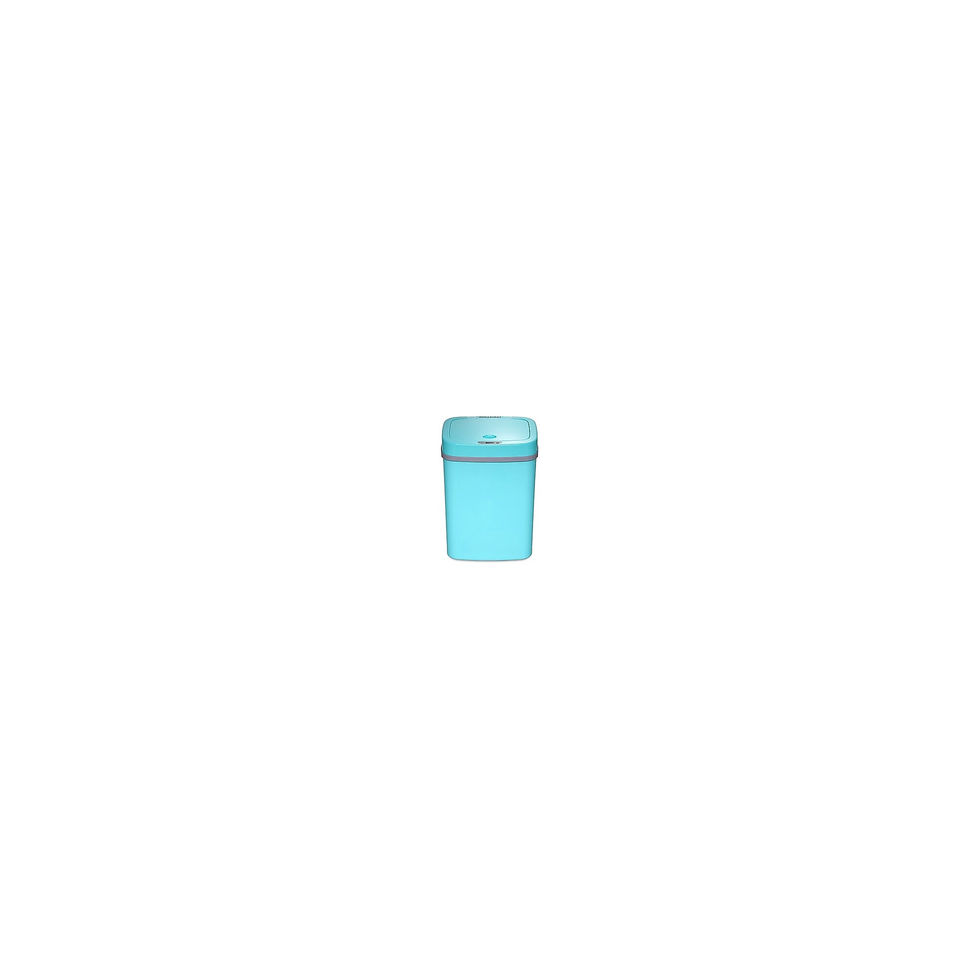 Nine Stars Plastic Sensor Trash Can, 3.2-Gallon, Teal Blue (DZT-12-5TB) Simolary simolary.com