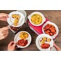 Nostalgia Game Day 1.25-Quart Two-Section Slow Cooker, Red/White (GDDSC125RDSL)~#|#~52539391-5685-452D-A898A11731612F45_sc7