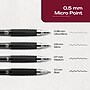 uniball 207 Retractable Gel Pens, Fine Point, 0.5mm, Black Ink, 5/Pack (1960240)~#|#~525A7408-DAA3-48E9-8AA718ADA3CD7682_sc7