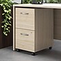 Bush Business Furniture Studio C 2 Drawer Mobile File Cabinet, Natural Elm (SCF116NESU)~#|#~52635510-8B14-44DE-B029AEC5680AB46F_sc7