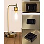 Lavish Home 16.14" LED Table Lamp with USB Ports, Gold (72-LMPDKIND-1G)~#|#~52644282-2C5D-4EC0-8D32CB77FC8EA644_sc7