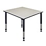 Regency Kee Adjustable Square Activity Table, 23" x 48", Height Adjustable, Maple (TB4848PLAPBK)~#|#~526466D2-8321-434F-9A0DC49B3B5DC927_sc7