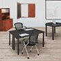Regency Kee 42"W x 24"D Training Room Table, Laminate, Ash Grey/Black (MT4224AGBPBK)~#|#~526786D2-1742-4DD5-932CA1FC537BE62D_sc7