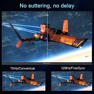 Sansui 27" FHD 120Hz IPS Adaptive Sync Monitor - Thumbnail 2