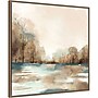 Amanti Art Silent Still Water by Eva Watts Framed Canvas Wall Art Print, 30"W x 30"H (A42678707510)~#|#~5271AFC6-E898-4A1E-80DCBD4355D7D163_sc7