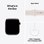 Apple Watch Series 11 GPS + Cellular Smartwatch, 42mm, Gold Titanium Case with Light Blush Sport Band, Small/Medium (MF8W4LW/A)~#|#~5275CF0C-EA87-44F4-A7F56CE5FD3A6F1B_sc7