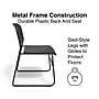 Staples Resin Stacking Chair, Black, 4/Pack (51475)~#|#~52786643-7CA5-4716-AFC84A0EA3C67690_sc7