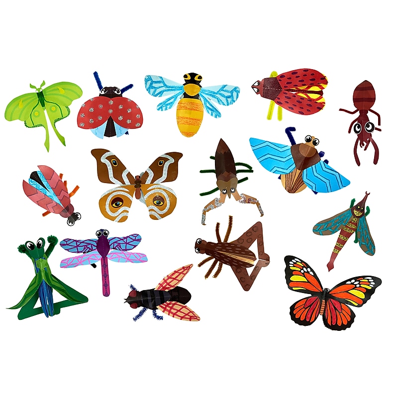 Roylco Beautiful Bugs, 64/Set (R-15337) image 1