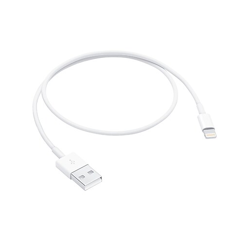 Apple Lightning to USB-A Charging Cable, 0.5 ft., White (ME291AM/A