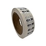 Nahanco 42 x 30 Plastic Size Marker, Black/White, 250/Roll (DSM-326)~#|#~5283F20C-B489-43E9-87CA58B2776579DA_sc7