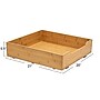 Household Essentials Glidez Bamboo and Steel Pull-Out/Slide-Out Storage Organizer for Under Cabinet Use, 1-Tier Design (HE1089)~#|#~5285DD38-F9E4-46DA-A38BC832379AA7B2_sc7