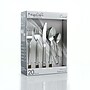 MegaChef Cravat Stainless Steel Flatware Set, 20 Piece~#|#~5287408F-3580-49FD-ADAD36F12AC5A04E_sc7