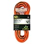 GoGreen Power 50' Indoor/Outdoor Extension Cord, 3-Outlet, 14 AWG, Orange (GG-15150)~#|#~528A4B60-ABFB-4F27-B186239D6648E9F8_sc7