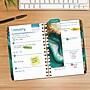 2026 Global Printed Products 5.5" x 8" Weekly & Monthly Planner, Paperboard Cover, Teal Gold Marble (FSHN-CY26-58-54)~#|#~528A4D1C-38AA-4964-AF5AF5B788AA3A28_sc7