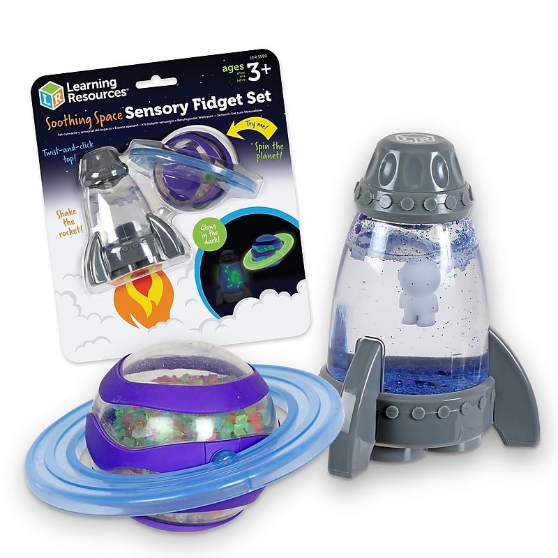 Learning Resources Soothing Space Sensory Fidget Set, 2 Pieces (LER5580) image 1