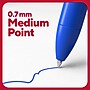 TRU RED™ Retractable Quick Dry Gel Pens, Medium Point, 0.7mm, Blue, Dozen (TR54499-CC)~#|#~528BD1F2-F49E-41CA-BE9CE845C3453995_sc7