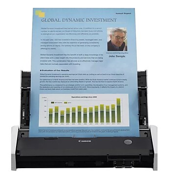 Canon imageFORMULA R10 Mobile Document Scanner, White (4861C001)