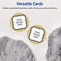 Avery Round Integrated Cards, Matte White, 100/Pack (19479370980)~#|#~5295494D-63CB-48B1-ACF5538526028577_sc7