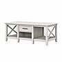 Bush Furniture Key West 47" x 24" Coffee Table, Linen White Oak (KWT148LW-03)~#|#~529598CD-6B83-45C4-BE398DB88E28D7DD_sc7