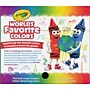 Crayola World's Favorite Colors Crayons, Assorted Colors, 64/Pack (52-1552)~#|#~529712FE-532E-4C3A-BDC1F2BE3063F26E_sc7