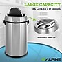 Alpine Industries 17 Gallon Indoor Compost Bin, Stainless Steel (470-65L-1-CO)~#|#~529A7A21-BA75-4F8B-9229257213096F54_sc7