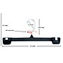Nahanco 12" Plastic Snap Grip Skirt/Slack Hanger, Chrome Hook, Black, 200/Pack (2686-12)~#|#~529C37CF-A8FD-4127-BC65D75F0FEE68BD_sc7