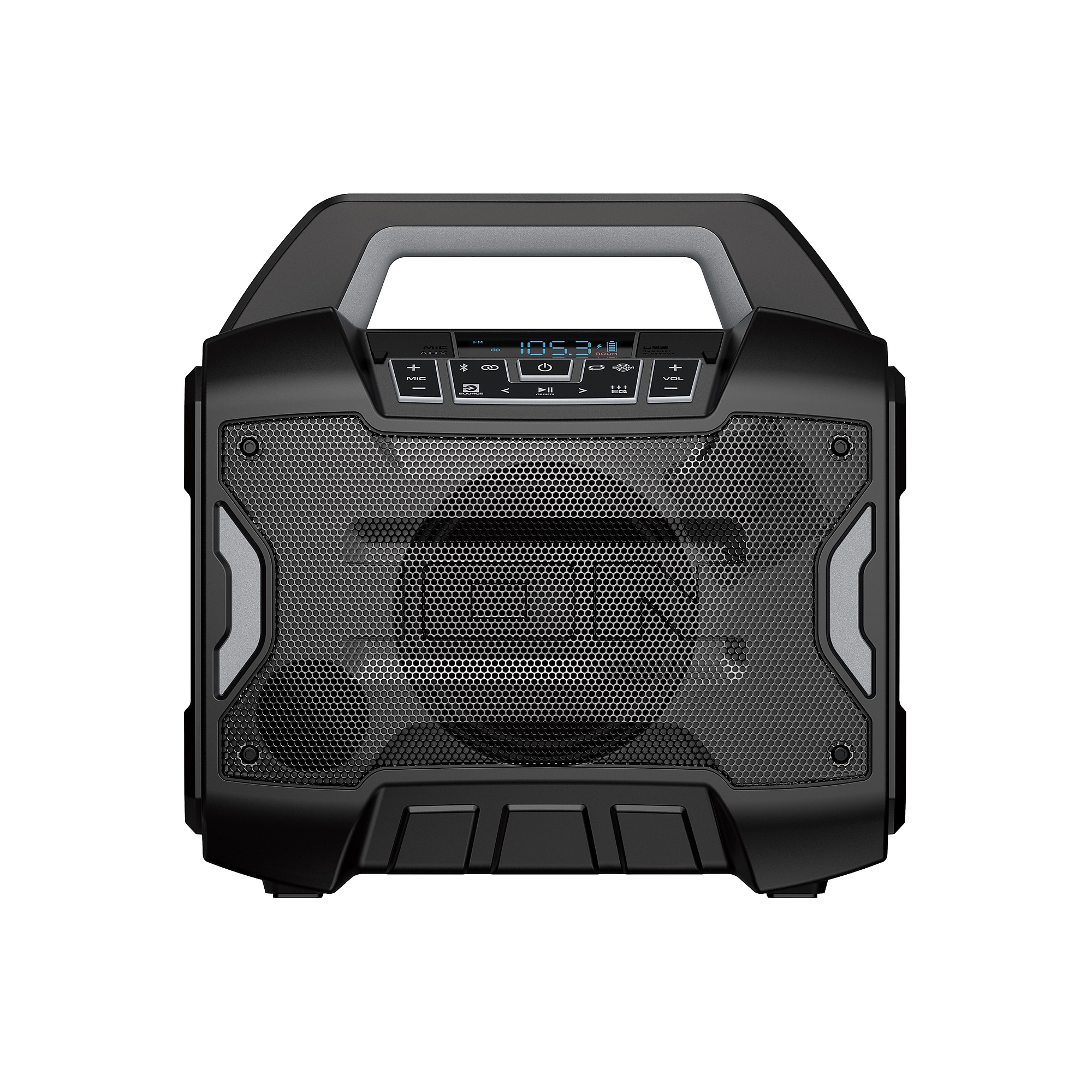 ION Sport Boom Wireless Bluetooth All-Weather Rechargeable Portable Speaker, Water Resistant, Black (SPRTBOOMXUS) Sansujyuku sansujyuku.com