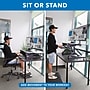 Mount-It! 47" W Manual Adjustable Standing Desk Converter with Dual Monitor Mount, Black (MI-8052)~#|#~52A76765-9888-4F06-ACD79C617668439D_sc7