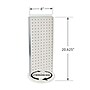 Azar Displays 20”H x 8”W Pegboard Counter Display with 16 4" Hooks, White (700508-WHT-4W16)~#|#~52A98DFA-9E13-4C94-ADD381A30098BF49_sc7