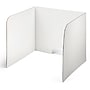 Classroom Products Foldable Cardboard Freestanding Privacy Shield, 24"H x 28"W, White, 10/Box (2410 WH)~#|#~52AA89CC-043C-44E8-9226F0A15343967C_sc7