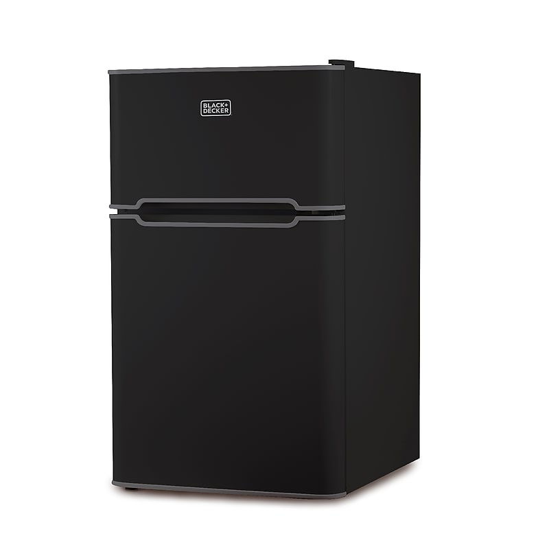 Black & Decker Adjustable Temperature Control Refrigerator w/Freezer, 3.1 Cu. Ft., Black (BCRDK32B) image 1