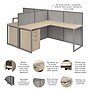 Bush Business Furniture Easy Office 2 Person L Cubicle Desk w/ Drawers, Natural Elm (EOD560SNE-03K)~#|#~52AD5F3B-5964-4DEE-98C9EE83D7769B39_sc7