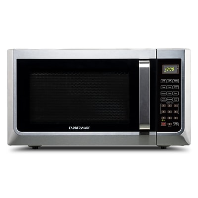 Farberware 1.3 cu. ft. Countertop Microwave, Stainless (FMG13SS) Simolary simolary.com