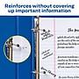 Avery Self-Adhesive Plastic Reinforcement Labels, 1/4" Diameter, Glossy Clear, 200/Pack (13966/5721)~#|#~52ADDE8E-3377-4428-B9C6BD4B2FFC7122_sc7