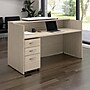 Bush Business Furniture Arrive 72"W Reception Desk with Counter and Mobile File Cabinet, Natural Elm (ARV008NE)~#|#~52B2BB14-381F-4078-BAD44A936D7FE503_sc7