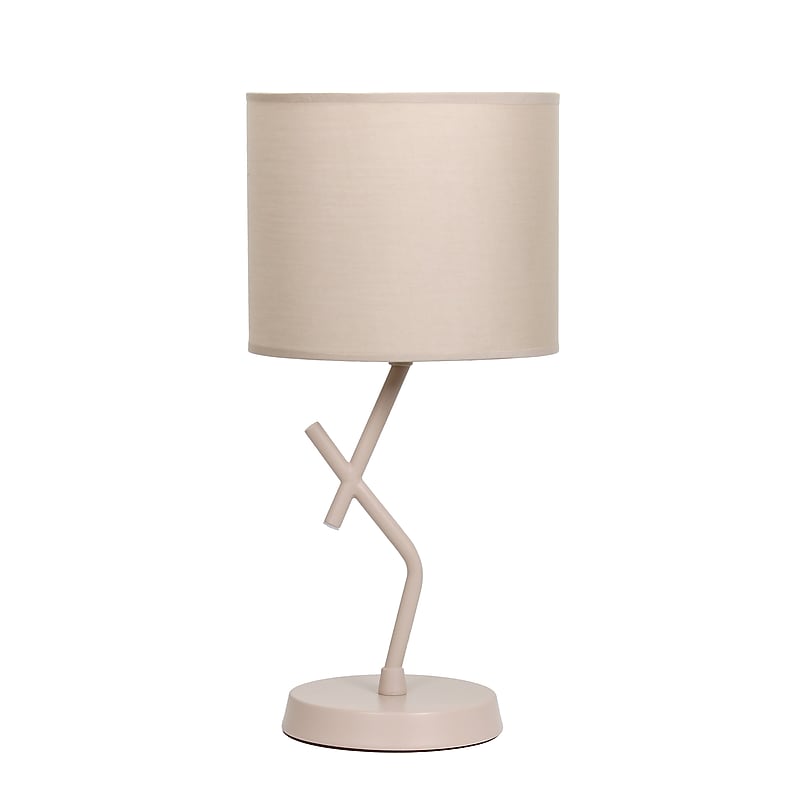 Simple Designs Abstract 17.13" LED Table Lamp, Light Beige (LT1172-LBG) image 1