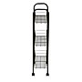 Household Essentials Slim Storage Cart, Black (7015-1)~#|#~52B54F49-D12C-47DD-B0B5F04E7448CFAE_sc7