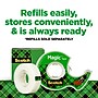 Scotch Magic Invisible Clear Tape With Dispenser, 0.75" x 8.33 yds., 1" Core, 3 Rolls/Pack (3105)~#|#~52B6A7C9-C97F-4267-88D3D99B31FB6DAC_sc7