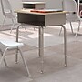 Flash Furniture Billie 24"W Student Desk with Open Front Metal Book Box, Maple/Silver (FDDESKGYMPL)~#|#~52B78C8B-6637-4399-A309F63CDF5FF3B0_sc7