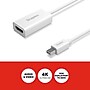 Staples TECH Mini DisplayPort to HDMI Audio/Video Adapter, Male to Female, White (ST62353)~#|#~52B8E5D7-2381-4662-A4D6FAA6EA16905B_sc7