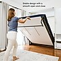 Bestar Avalon Queen Murphy Bed and Storage Cabinets with Pull-Out Shelf (107W), High-Gloss White~#|#~52BCAFEE-4677-459A-9246A0B382F882C0_sc7