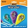 BIC Wite-Out Mini Correction Tape, White, 3/Pack (WOTMP31-WHI)~#|#~52C1A709-BC74-4B65-A569EE461E481577_sc7