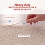 Staples Carpet Chair Mat, 46" x 60", Designed for Medium-Pile Carpet, Clear Polycarbonate (ST63675)~#|#~52C43F9C-4240-4082-B370AAED290304E6_sc7