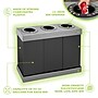 Alpine Industries Cardboard Trash & Recycling Bin Combo, 84 Gallon, Black (471-03-BLK)~#|#~52CD7B58-59AF-4329-9B6DDE310C0CF425_sc7