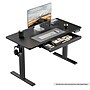 Huanuo 48"W Electric Rectangular Adjustable Standing Desk with Storage Drawer, Black (HNESD77B)~#|#~52CEDFF7-3C79-4B67-8AD8D55A650ED7A5_sc7
