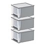 Iris Stackable Storage Drawer, Gray, 3/Pack (500163)~#|#~52D0B42F-363D-40C9-99C46C4792F36E83_sc7