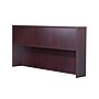 Boss Office Products 66" U-Shaped Desk with Lateral File and Hutch, Mahogany (GROUPA17-M)~#|#~52D745C8-D7B3-4C52-A4F1A53450728A6B_sc7