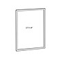 Azar Poster Holder, 24" x 30", Wall Mounted, Silver, Aluminum (300233-SLV)~#|#~52DF127A-18FD-4C1F-B6B7B5BFF3477EDD_sc7