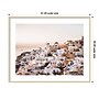 Amanti Art Oia Sunset Dreams Santorini by Bella Eve Wood Framed Wall Art Print, 41"W x 33"H (A42679122828)~#|#~52E3AB62-B1EC-47D7-8FD591DE67CAC3C8_sc7