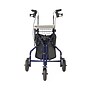 Medline 3-Wheeled Steel Rollator, Adult, Blue (MDS86840TRIB)~#|#~52E548C6-CADC-48FF-89E6F83D525C0619_sc7